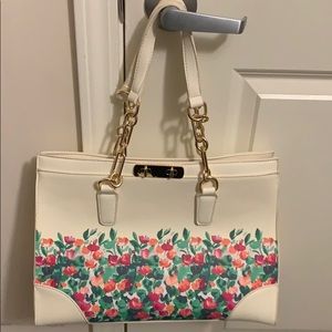 Floral print purse
